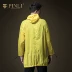 Sản phẩm PINLI mùa thu mùa thu mới cho nam tóc dài trùm đầu áo khoác nam B191203068 - Áo gió Áo gió