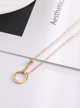 时尚圆环小众设计欧美风锁骨链