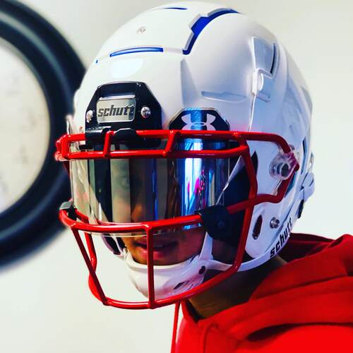 橄榄球头盔Schutt F7 2.0新款成人橄榄球头盔NFL级高性能橄榄球盔 - 图0