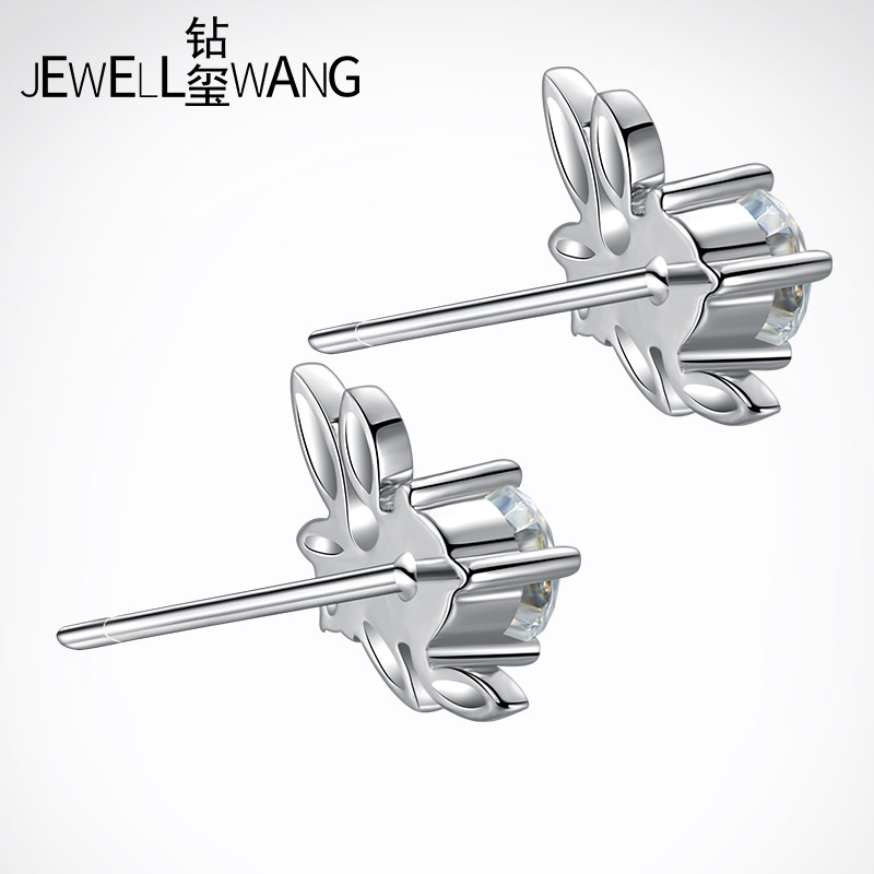 jewellwang藤蔓原创设计30分耳钉 jewellwang珠宝耳钉