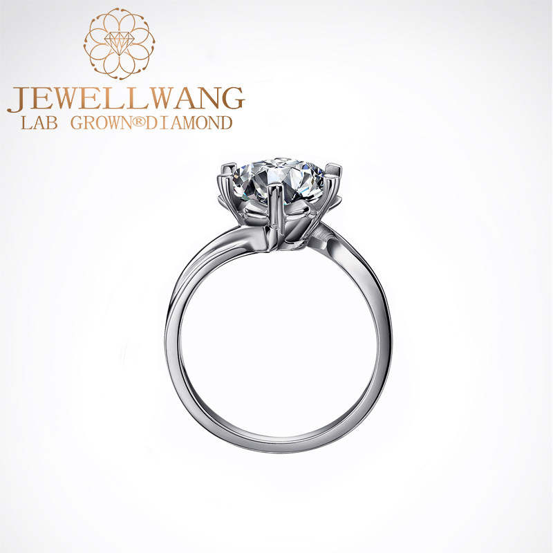 【合成/培育】钻玺合成人造人工钻戒 jewellwang珠宝合成（处理）钻石手饰
