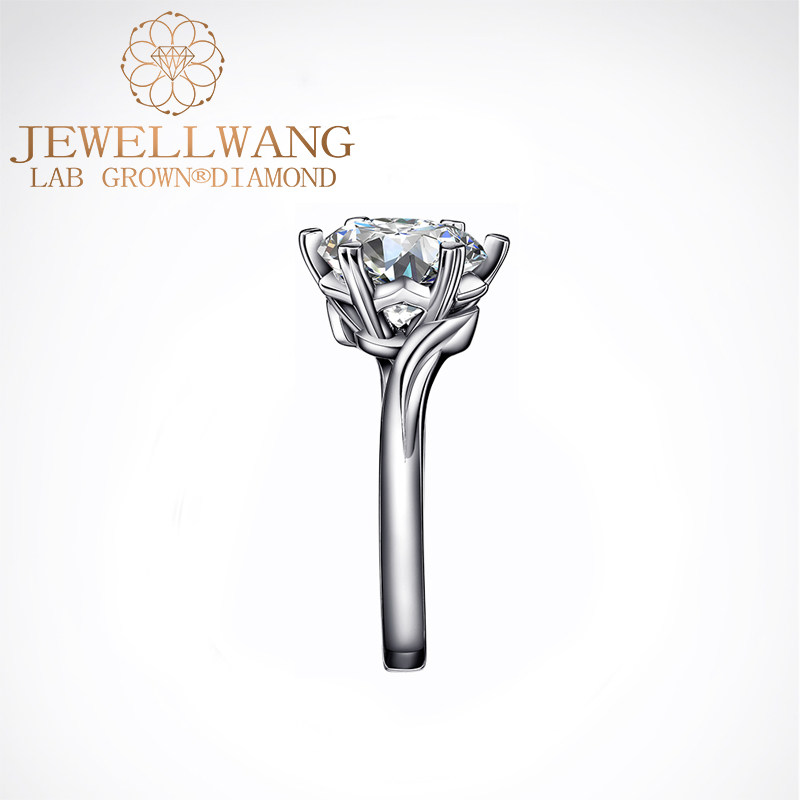 【合成/培育】钻玺合成人造人工钻戒 jewellwang珠宝合成（处理）钻石手饰