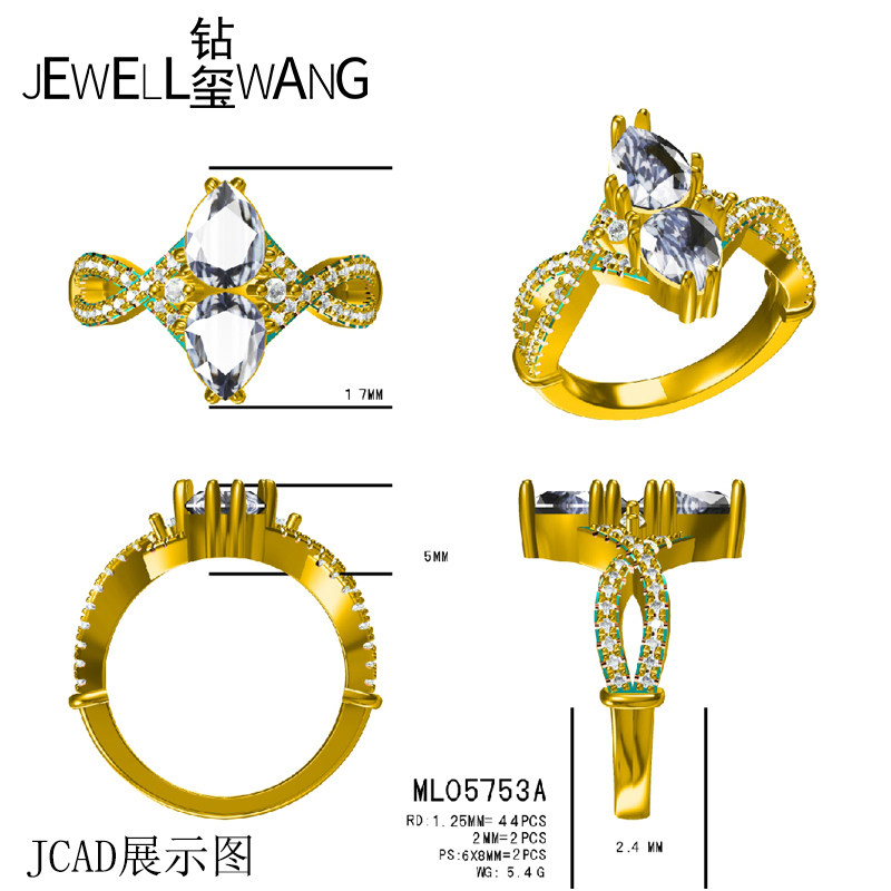 钻玺彩色莫桑石裸石裸钻戒结婚钻石 jewellwang珠宝手饰