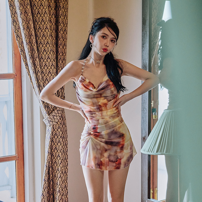 亦美珊分体泳衣女泡温泉时尚高级感保守钢托海边度假2025年新款
