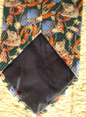 保证100%正品 法国品牌Renoma 男士领带 100%真丝