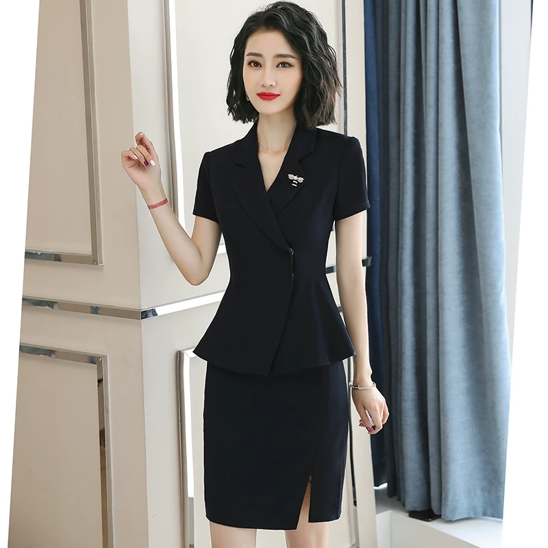 Summer set, classic suit jacket, jewelry for work