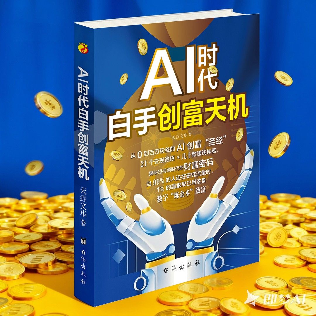 【抖音同款】AI时代白手创富天机赚钱正版书籍手把手教你短视频平台AI赛道红利工具实操详解实例教程平台算法思维指南操作攻略 - 图1
