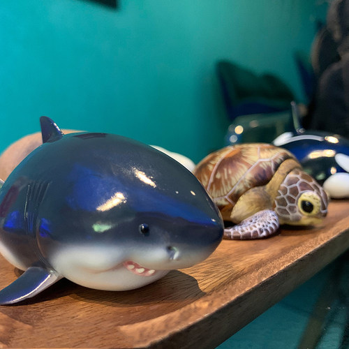 正版动物星球心宽体胖系列第四弹海洋篇盲盒乌龟鱼手办摆件周边 - 图0