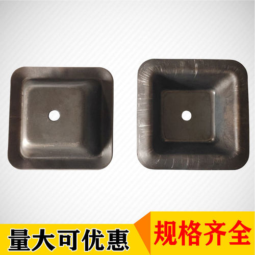 金属货架堆垛脚碗堆垛脚方管封头顶盖帽周转箱底脚碗脚杯巧固架脚 - 图2