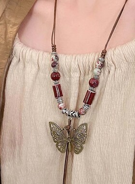 波西米亚民族风项链腰链合集