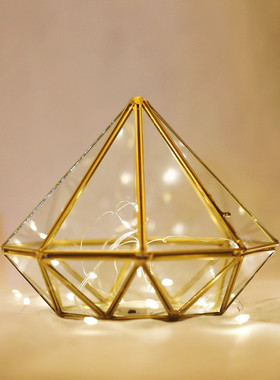 钻石许愿瓶玻璃漂流瓶家居小摆件