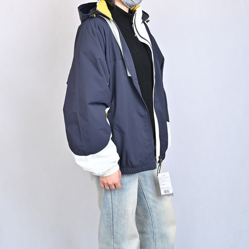 NEW BALANCE NB新款男子连帽梭织外套拼色百搭运动服MJ6185IU-ECL - 图1