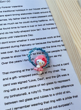 童趣辣妹指环趣味ins戒指女