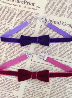 日本公主风丝绒项链饰品