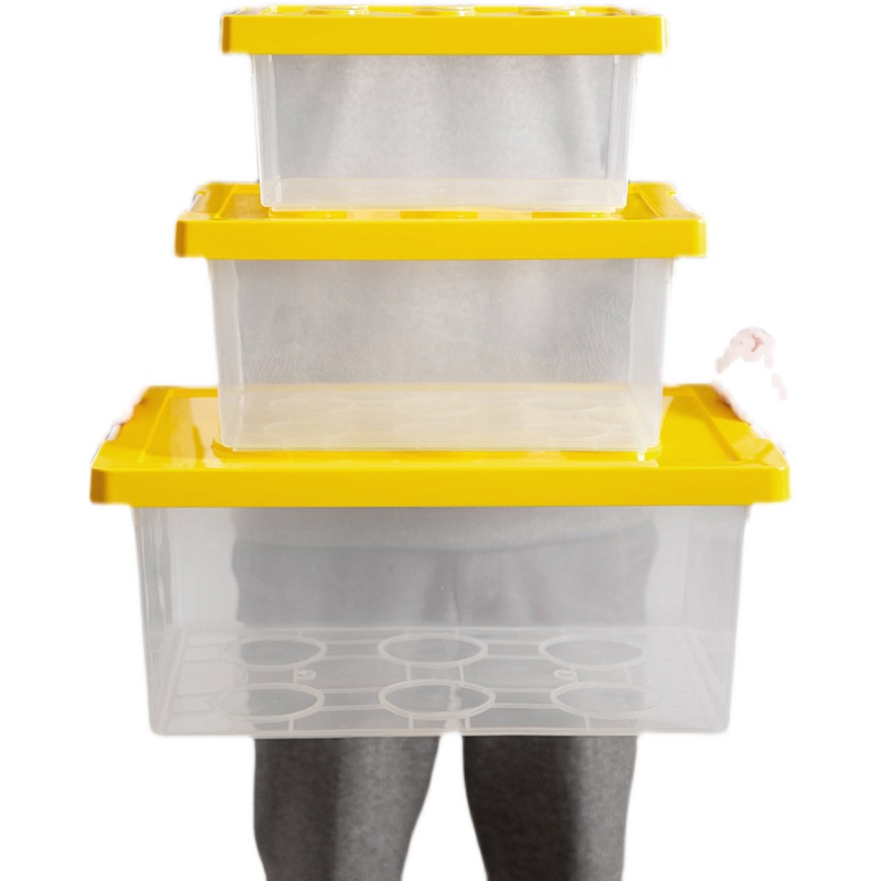 日本霜山乐高玩具收纳箱儿童积木整理箱杂物零食收纳盒塑料储物箱 - 图3