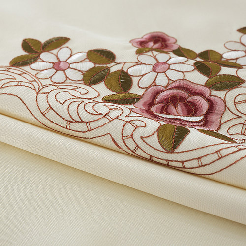 桌布布艺 餐桌布椅套椅垫套装家用 欧式现代简约长方形茶几书桌布 - 图1