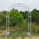 New wedding props wrought iron curved double pole arch