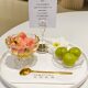 Exquisite snack tray beauty salon afternoon tea tableware