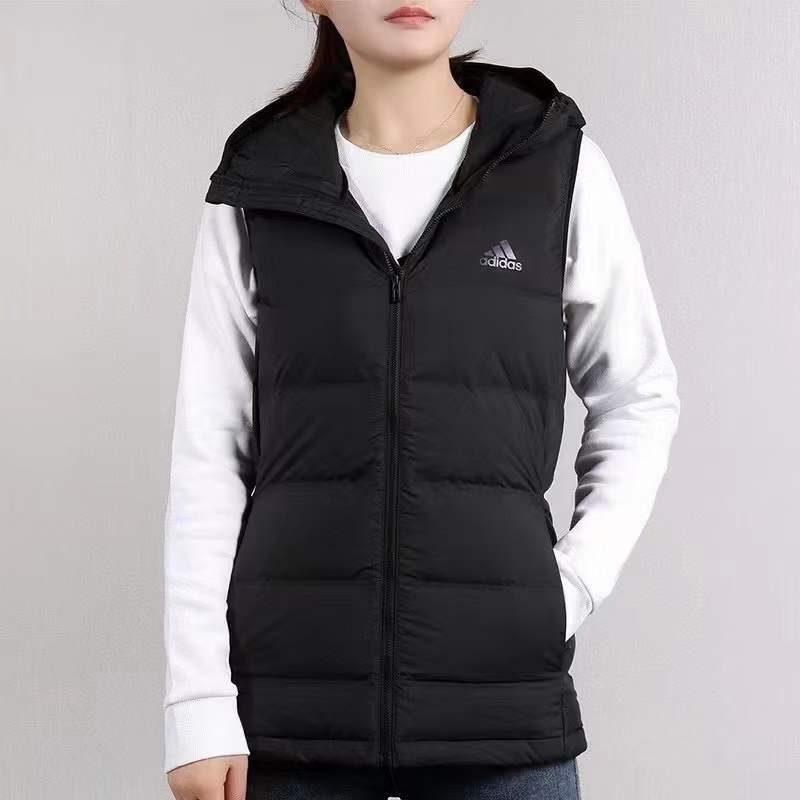 Adidas阿迪达斯新款羽绒马甲女冬季防风保暖运动服背心外套BQ1943 - 图2