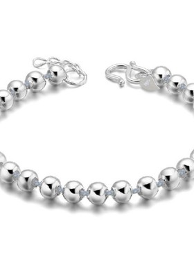 s925银饰品日韩甜美不褪色手链