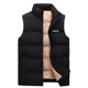 Branded lambswool thickened cotton vest lambswool