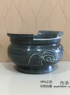 祭祀香炉墓地圆形石雕