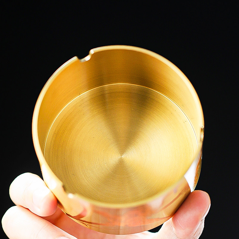 苏氏陶瓷 茶具配件 纯铜烟灰缸带盖防飞灰防尘烟缸,淘宝优惠券,粉丝福利购,淘宝优惠卷