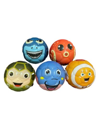 包邮pu海绵实心软球表情笑脸礼品压力球手捏减压发泄球儿童玩具球 - 图3