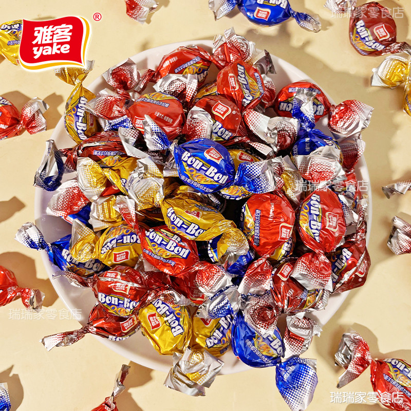 雅客小圆子夹心太妃糖焦糖巧克力味奶糖软糖结婚喜糖年货糖果零食,淘宝优惠券,粉丝福利购,淘宝优惠卷