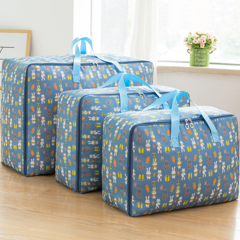 装棉被子的收纳袋子幼儿园牛津布搬家用大容量衣服行李整理打包袋 - 图0