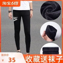 Sanitary Pants Mens Pure Cotton Thin style Warm Pants Plus Suede Autumn Winter Internal Lap Pants Inside And Outside Wearing Sanitary Pants Lining Pants All Cotton Trends
