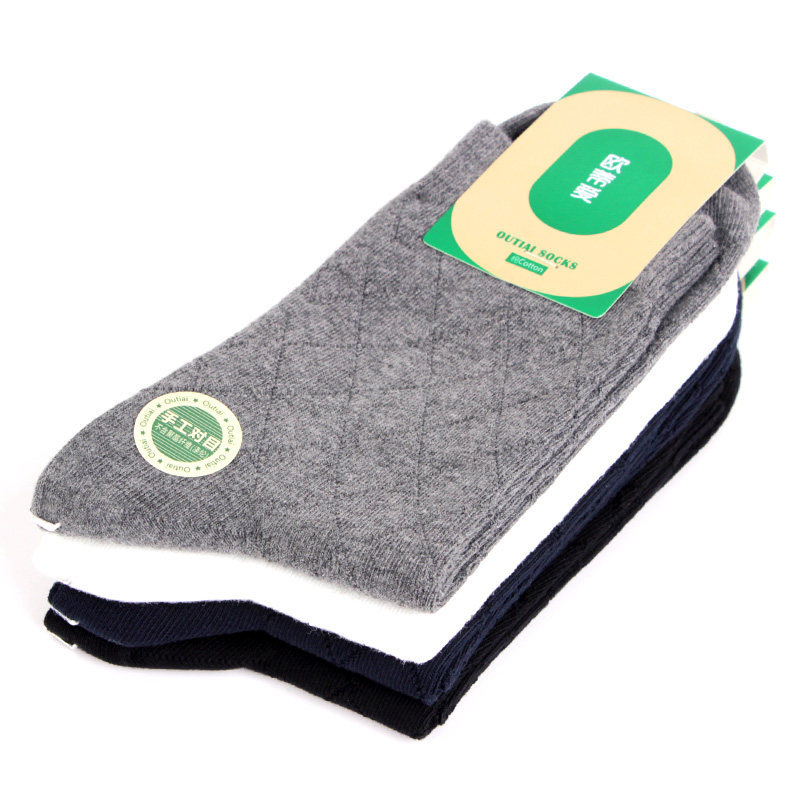 欧蒂爱男袜商务休闲中秋冬长筒袜子 欧蒂爱实地短袜/打底袜/丝袜/美腿袜