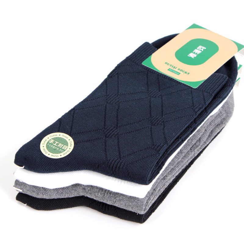 欧蒂爱男袜商务休闲中秋冬长筒袜子 欧蒂爱实地短袜/打底袜/丝袜/美腿袜