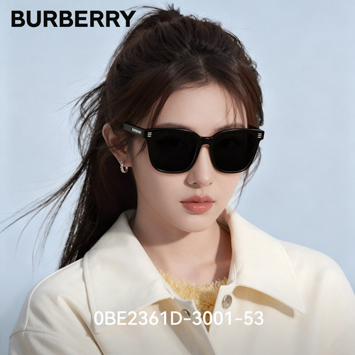 Burberry博柏利墨镜男女款黑超巴宝莉偏光太阳可配近视眼镜BE2361 - 图1