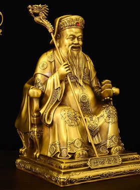 土地婆家用神像黄铜供奉