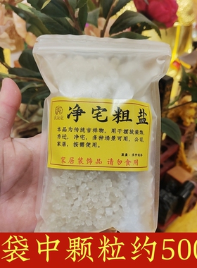 寅亥堂日晒海盐净宅粗盐袋装500g