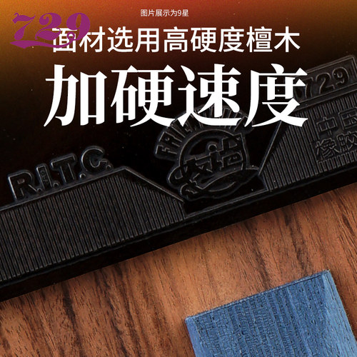 正品友谊729乒乓球拍专业级大师兵乓球拍单拍双反胶直拍横拍升级 - 图2