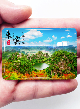 广西来宾旅游景点冰箱贴