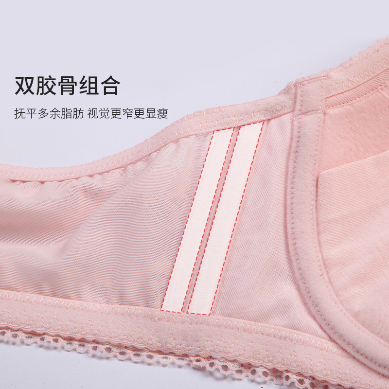 古今内衣新款大罩杯大码显瘦聚拢承托侧收副乳胸罩女0P2005 - 图2