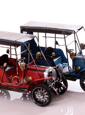 咖啡厅电视柜铁皮复古怀旧装饰品