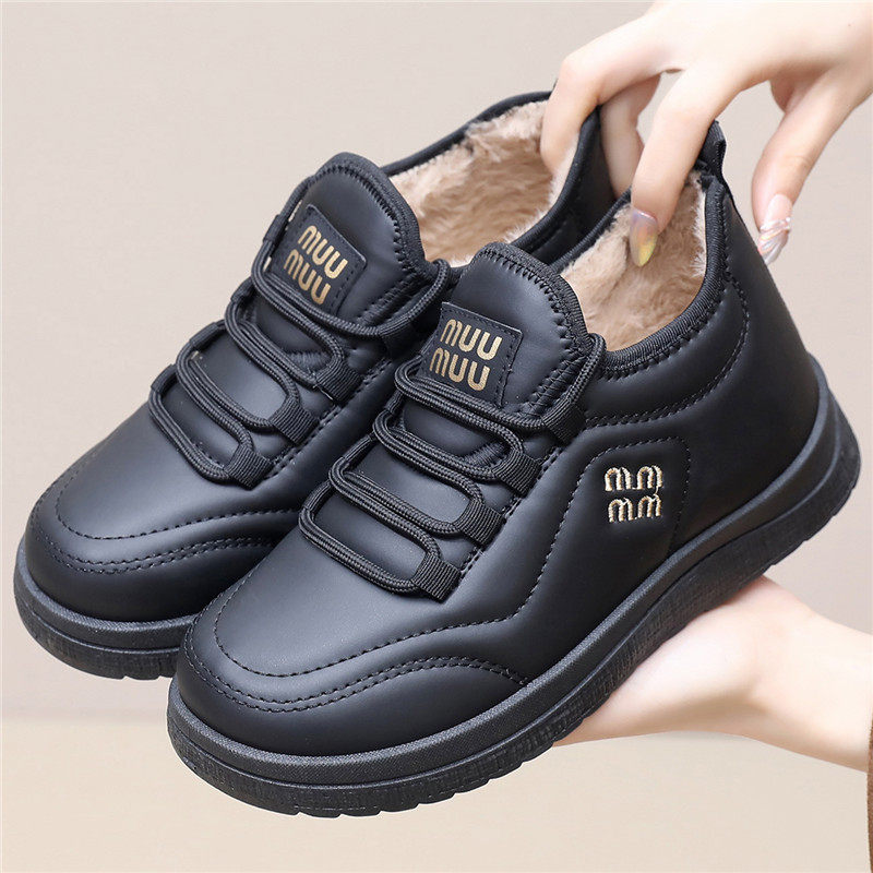 老北京布鞋女棉鞋冬季加绒保暖防滑妈妈鞋皮面防水中老年雪地靴,淘宝优惠券,粉丝福利购,淘宝优惠卷
