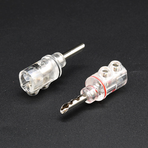 YARBO AUDIOPHILE/雅堡 SC-05RP 镀铑铂金 免焊香蕉头 音响插头 - 图0