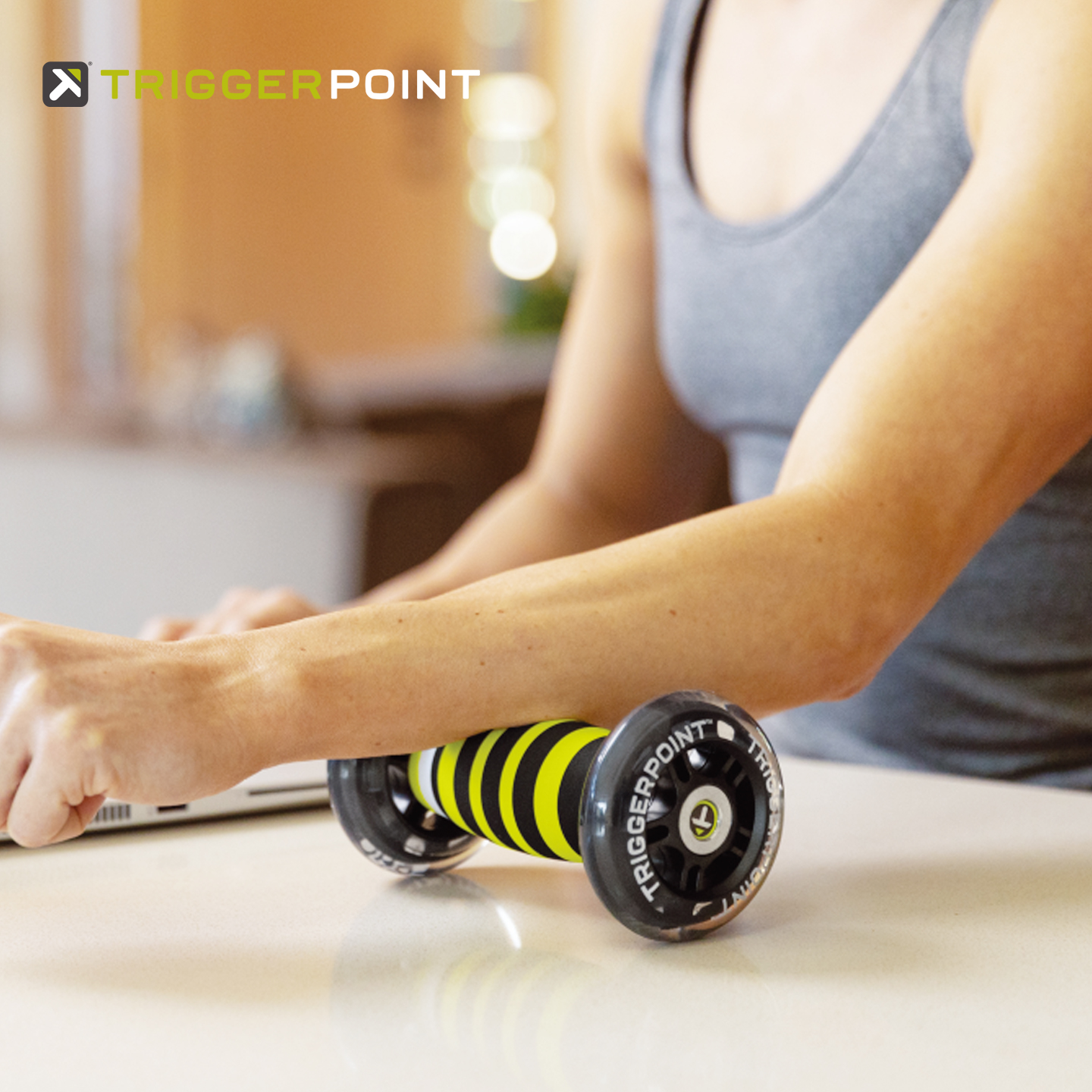 triggerpoint足部滚轴脚足底按摩泡沫轴专业肌肉放松瑜伽健身器材 - 图1