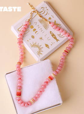 项链锁骨链小众叠戴串珠高级设计