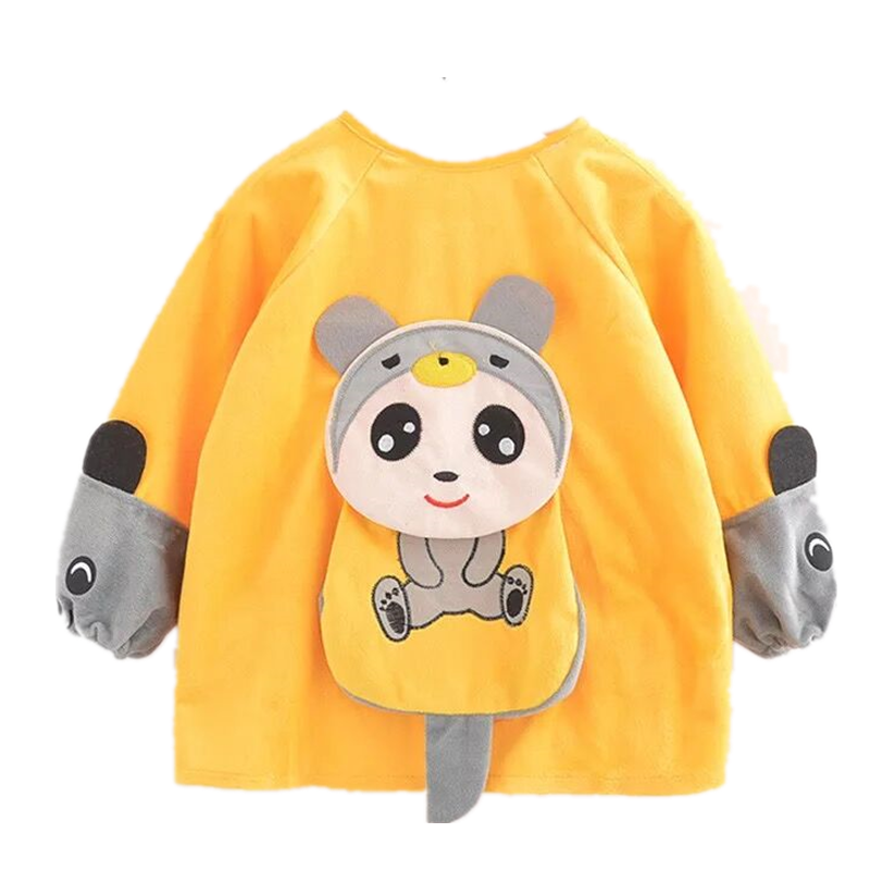 Baby coverall crystal velvet autumn and winter long sleeve anti-dirty