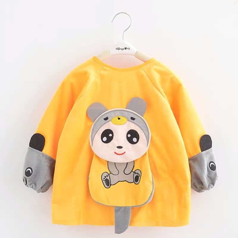 秋冬儿童罩衣长袖宝宝罩衣防水防脏围裙婴儿吃饭兜男童女童反穿衣,淘宝优惠券,粉丝福利购,淘宝优惠卷