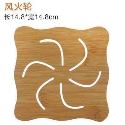 8个装竹制菜垫子隔热垫餐桌垫杯垫碗垫防烫锅垫盘子竹垫家用餐垫 - 图3