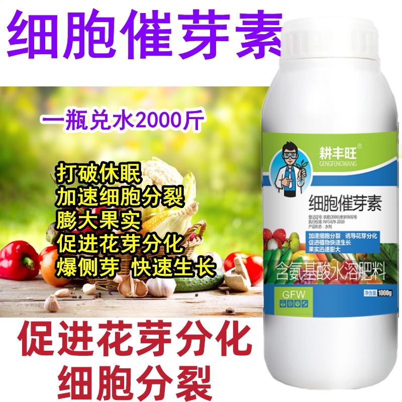 细胞分裂素叶面肥多肉爆芽素促花芽分化增产增收催芽促生长赤霉素 - 图1