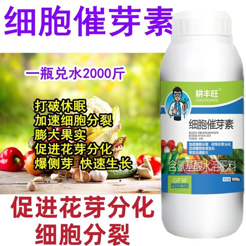 细胞分裂素叶面肥多肉爆芽素促花芽分化增产增收催芽促生长赤霉素 - 图1