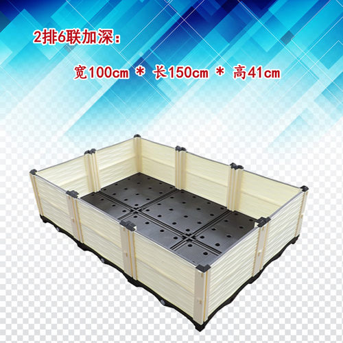 【新款宽1米】九度菜园屋顶特大加厚种植箱阳台种菜盆特大种菜箱 - 图1